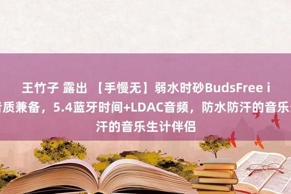 王竹子 露出 【手慢无】弱水时砂BudsFree i：通顺音质兼备，5.4蓝牙时间+LDAC音频，防水防汗的音乐生计伴侣